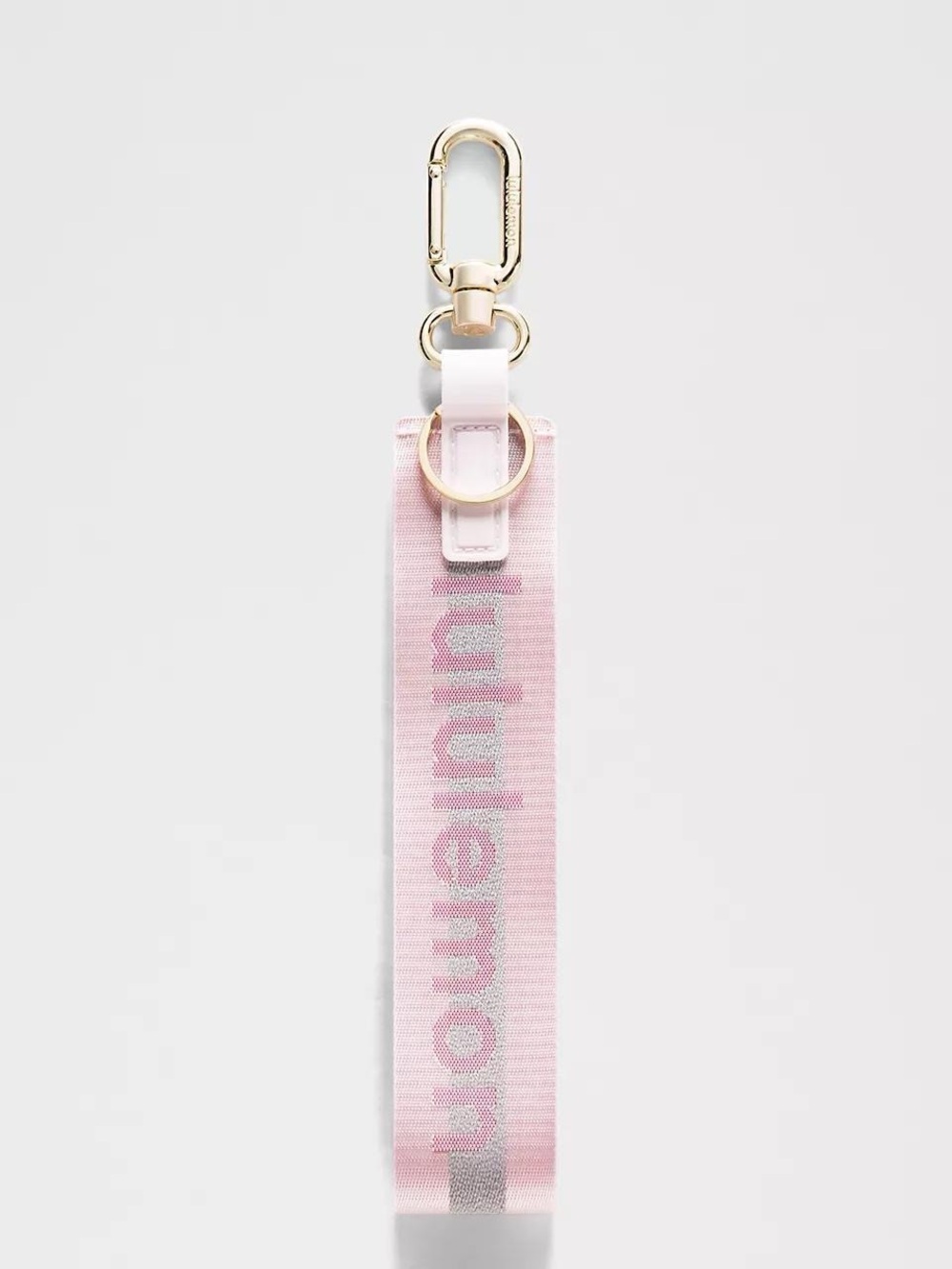 Lululemon Never Lost Keychain Reflective- Blissful Pink/Calypso Pink